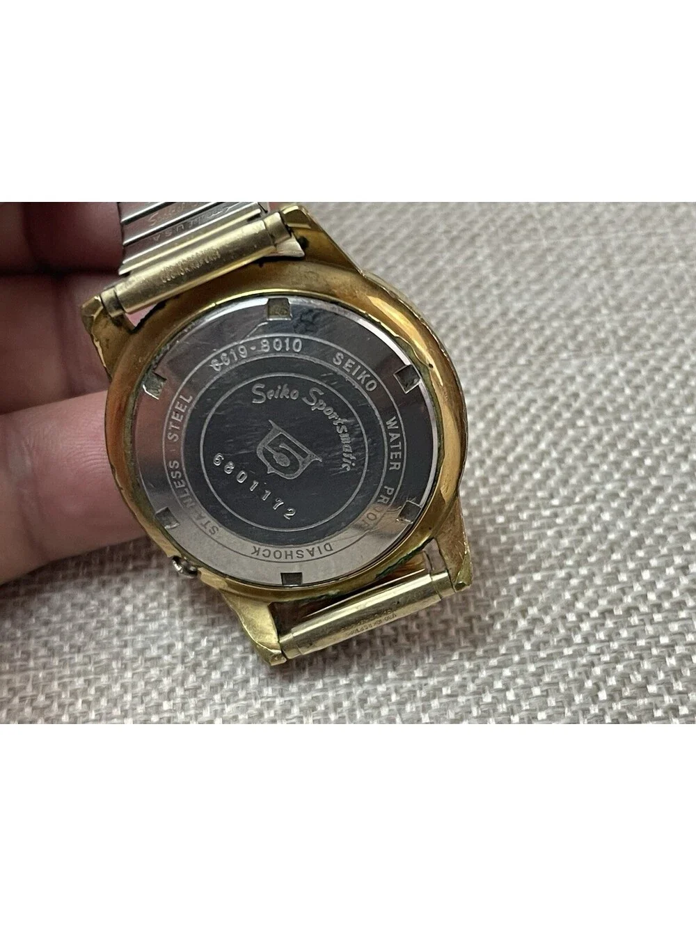 Seiko Weekdater Sportsmatic 5 Watch 6619-8010 Automatic !!!! Running !!